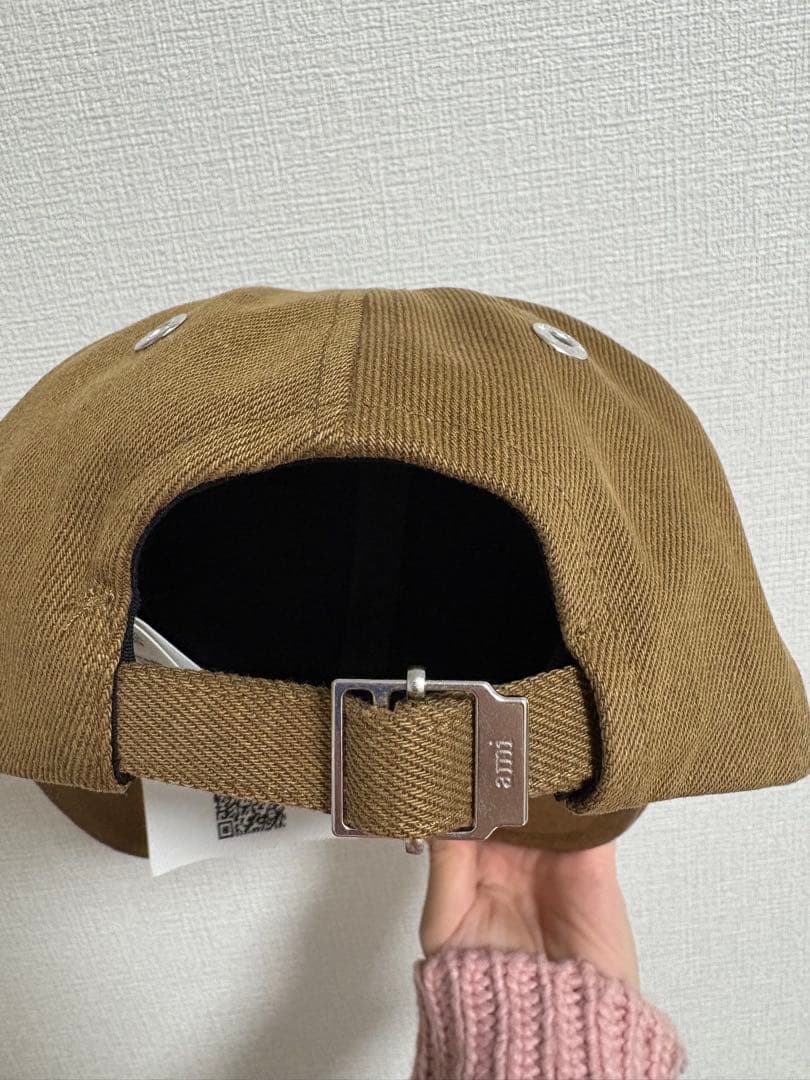 アミパリス　ブラウン コットンキャップ