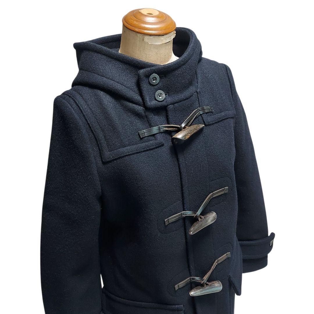 美品✨HYKE 　 ダッフルコート　ネイビー　М　現行モデル