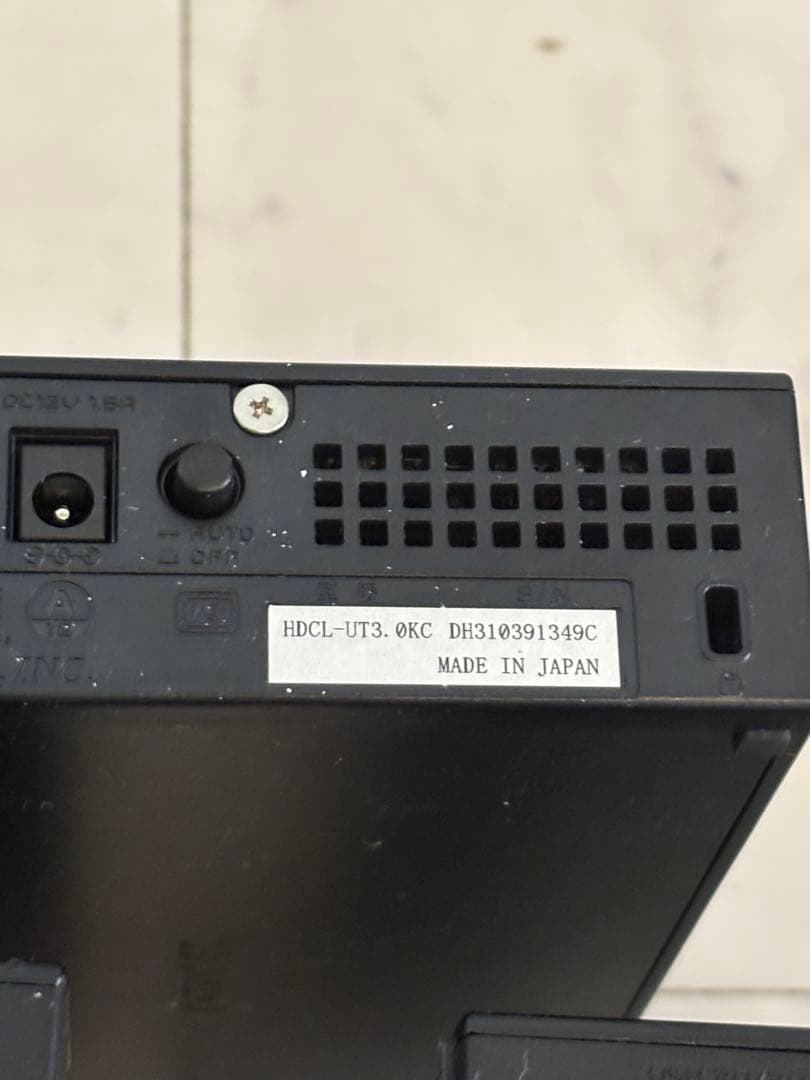 外付けハードディスク I-O DATA HDCL-UT3.0KC KF まとめ