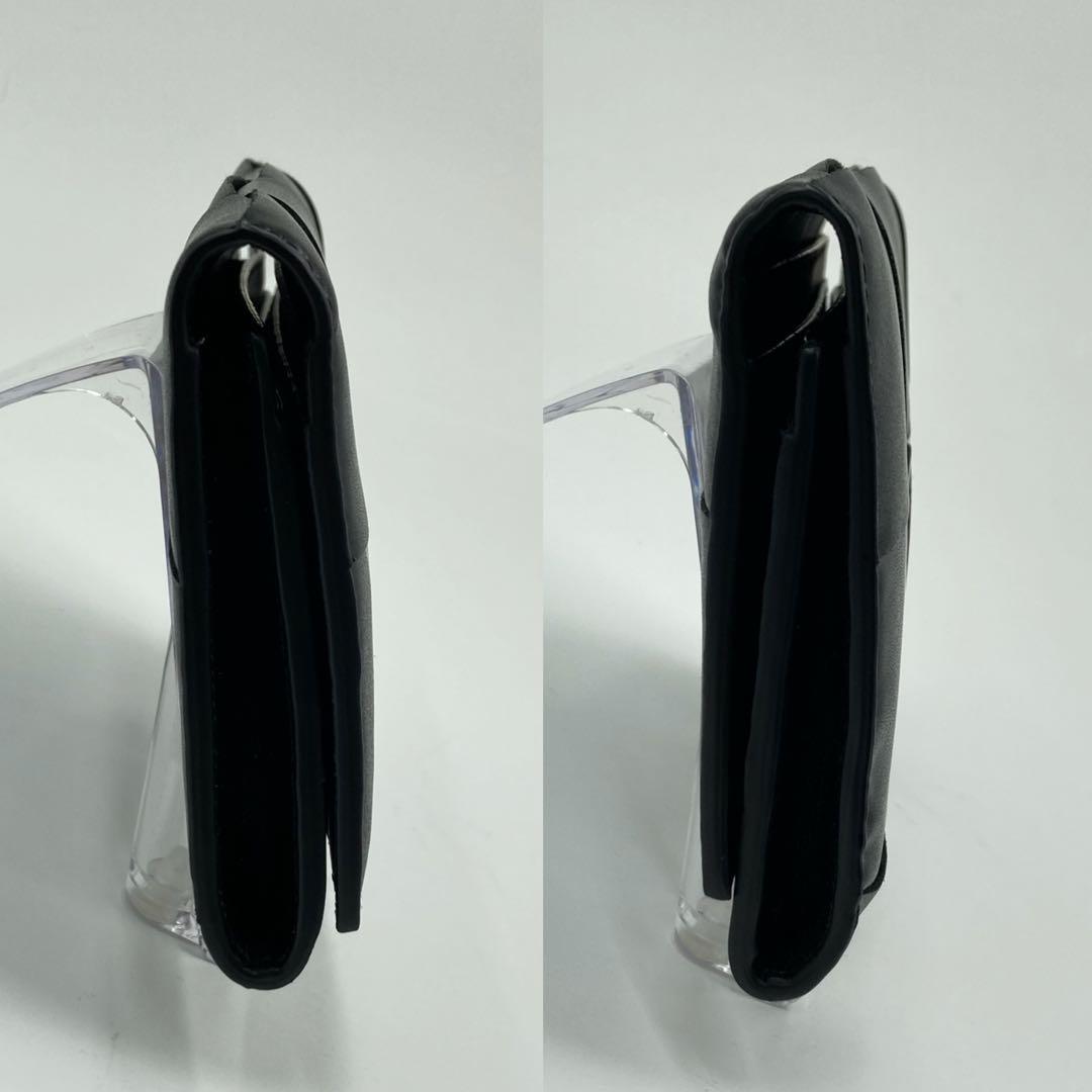 新品未使用BOTTEGA VENETA カセット イントレチャート 長財布 黒