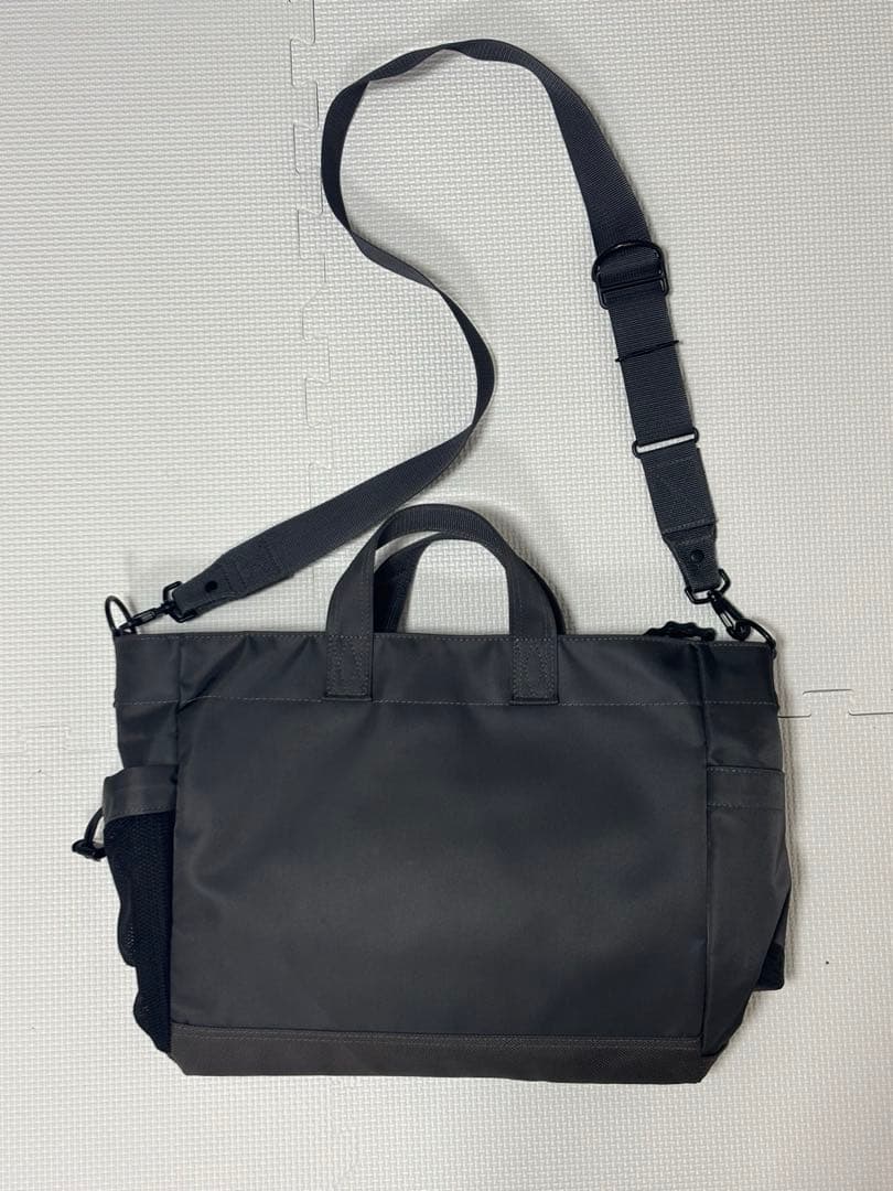 Porter グレー ナイロン ショルダーバッグ