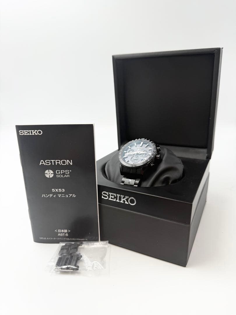 SEIKO Astron GPS ソーラー ブラック 5X53-0AB0