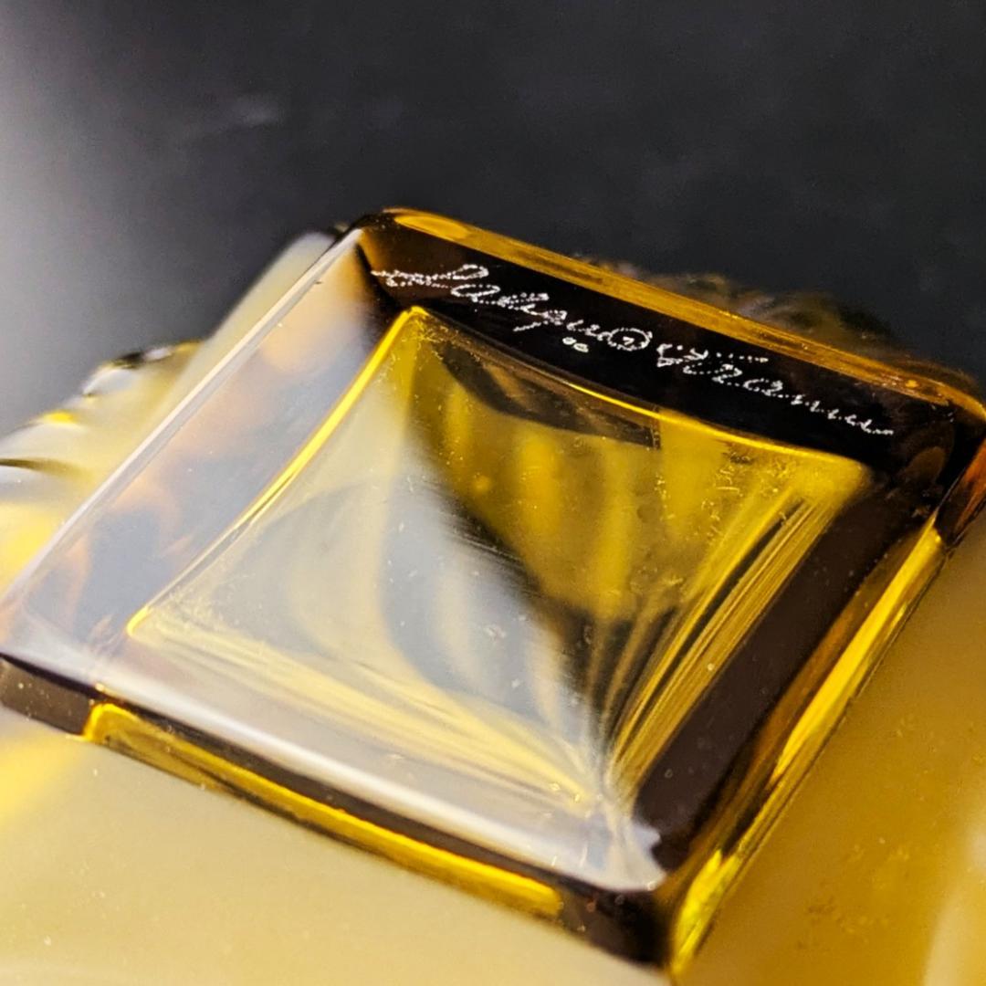 芸術的刺激に惹かれる★ラリック ミラベル アンバー 13㎝ 香水瓶 箱付き