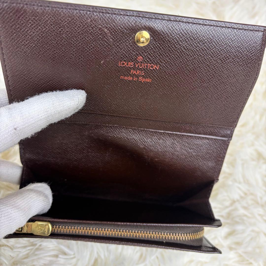 極美品✨ルイヴィトン ダミエ ポルトフォイユ トレゾール L字財布 ユニセックス