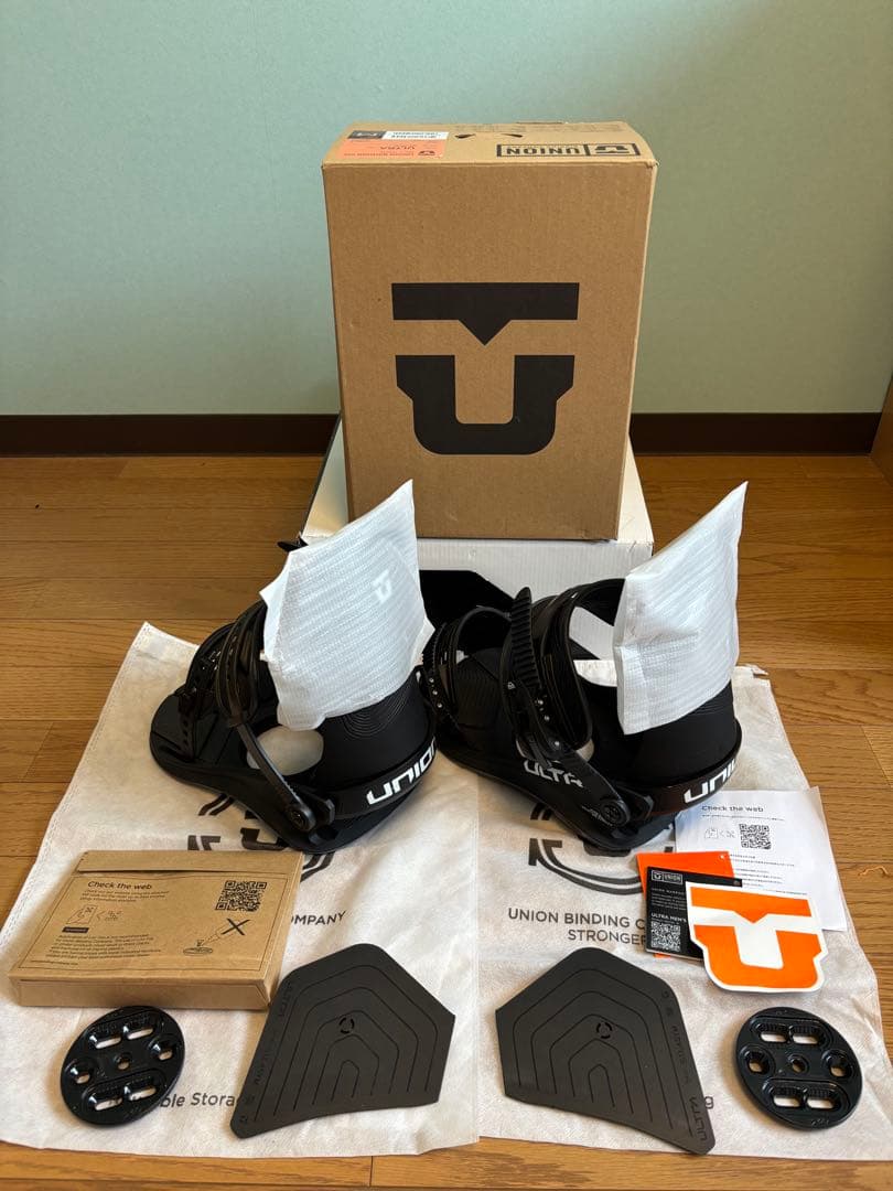 Union ULTRA Mサイズスノーボードビンディング