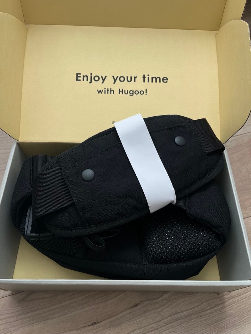 Hugoo ブラック ヒップシート 収納袋付き