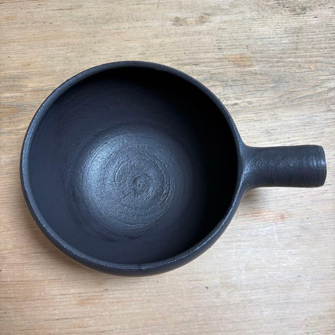 正島克哉 片手土鍋 中　黒　器 うつわ　作家