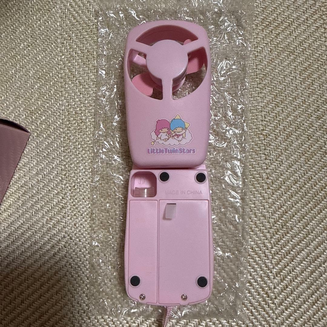 希少 リトルツインスターズ ハンディファン （ミスト付き）