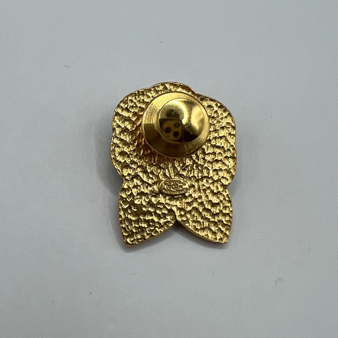 【未使用に近い】シャネル ピンブローチ カメリア パールモチーフ 02A