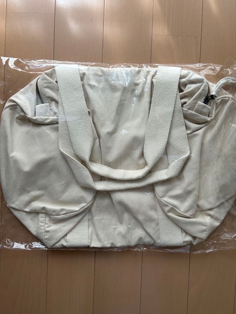 TOIRO ボストンバッグ アイボリー キャンバス