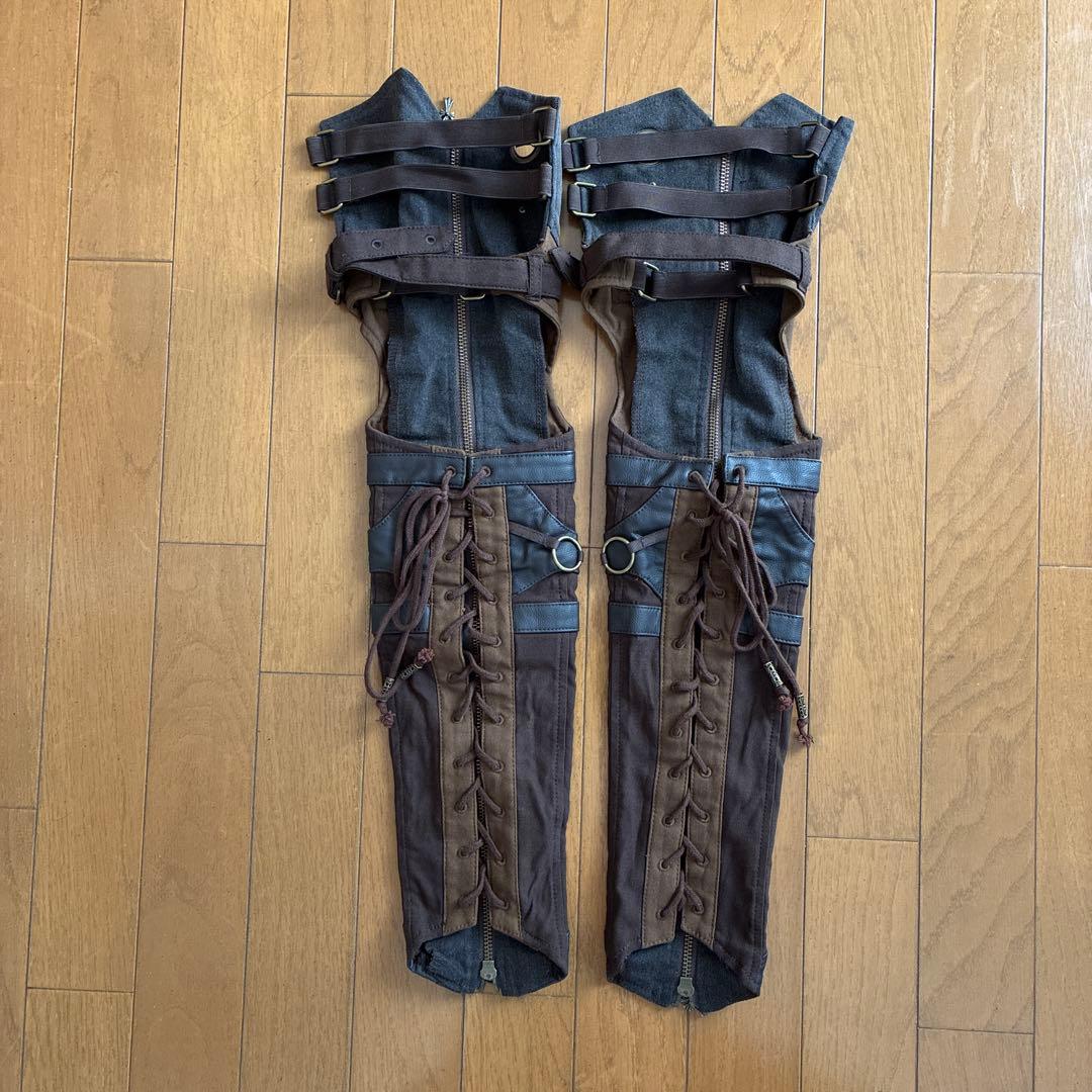 ozz croce レッグカバー フットカバー　ブラウン