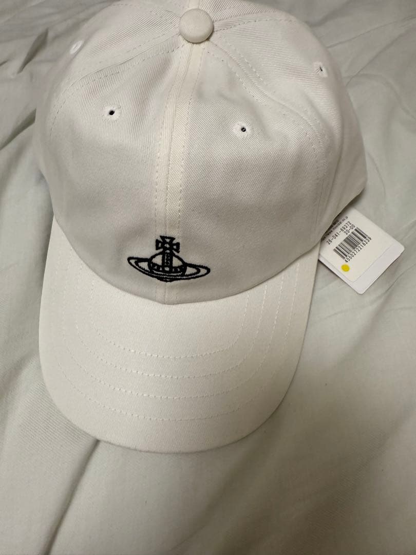 vivienne westwood ホワイト ベースボールキャップ