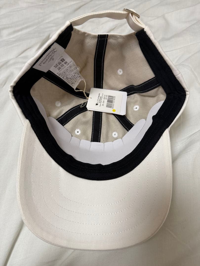 vivienne westwood ホワイト ベースボールキャップ