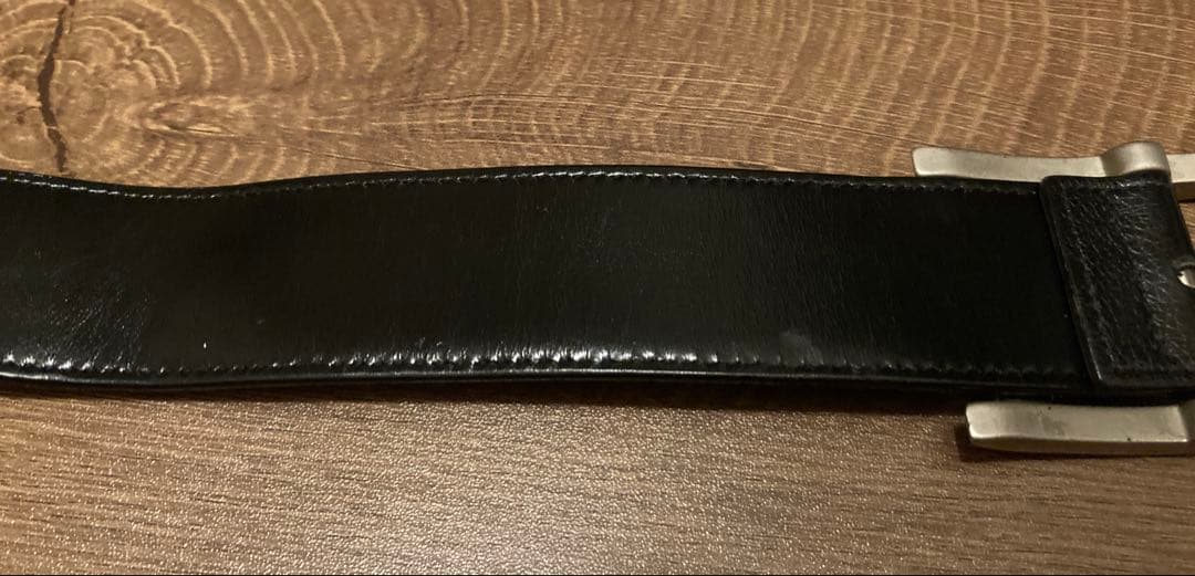 値下げ　ブルガリ　ベルト　黒　中古　希少　BVLGARI レア