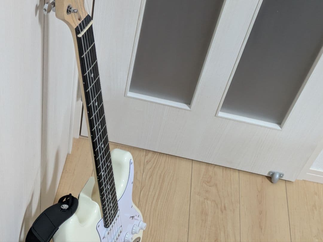 Photogenic エレキギター ホワイト ジャック線+ソフトケース付