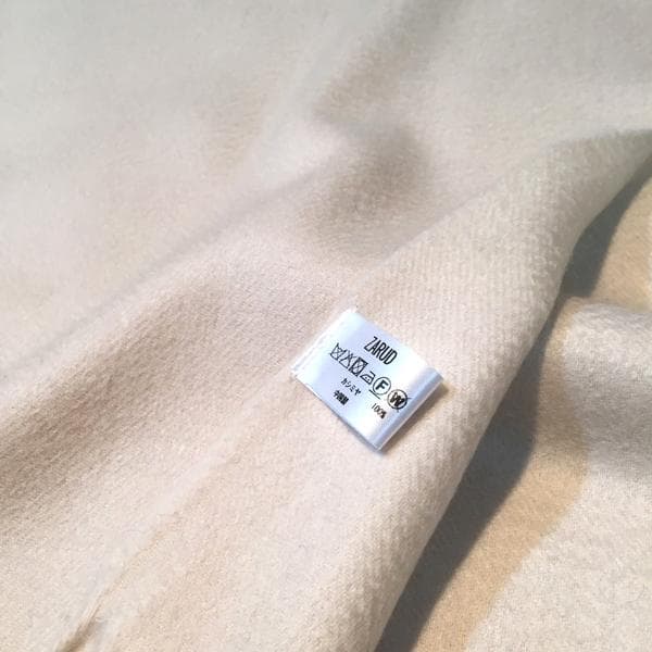 ラスト1枚再値下70㎝×200超大判 100%カシミヤストールマフラーOFF新品