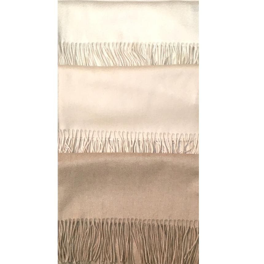 ラスト1枚再値下70㎝×200超大判 100%カシミヤストールマフラーOFF新品