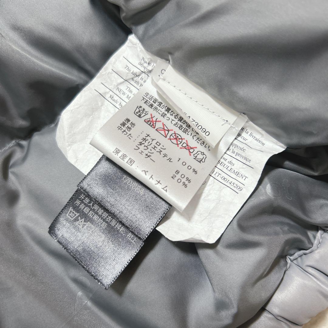 00s y2k marmot 短丈 ダウンジャケット グレー ドロコード付き