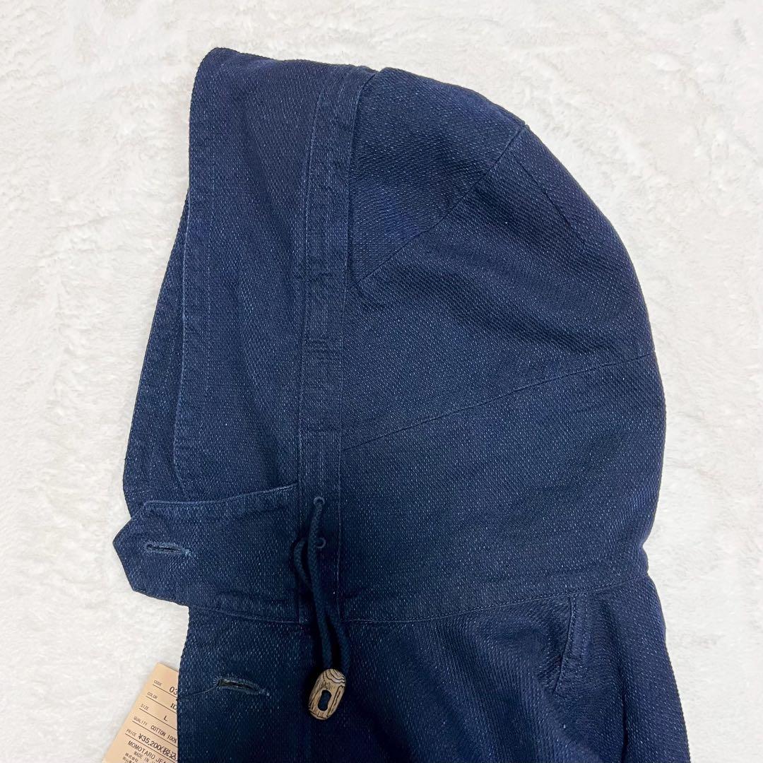 新品 完売品 MOMOTAROJEANS インディゴ モッズコート Lサイズ