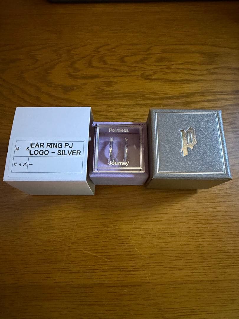 Pointlessjourney EAR RING PJ LOGO 常田着用