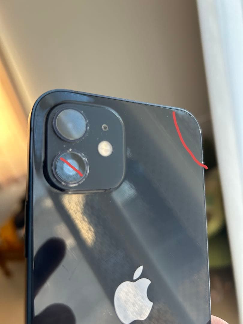 ジャンク　Apple iPhone 12 ブラック 本体