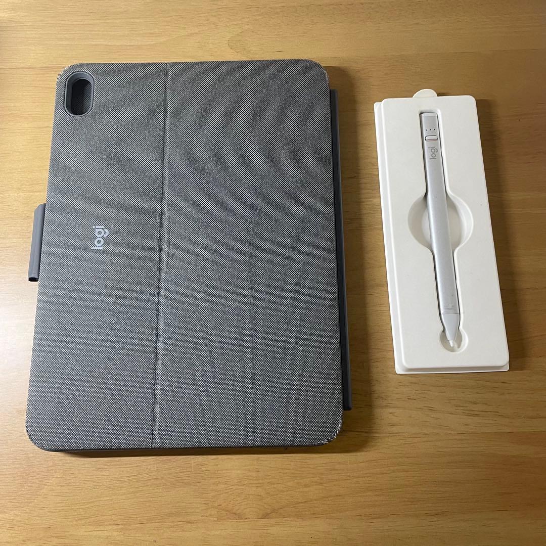 ロジクール コンボタッチiPad第10世代 logicool CRAYON付属