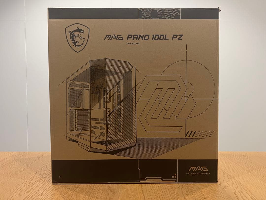MSI MAG PANO 100L PZ/ホワイト　ゲーミングPC ケース