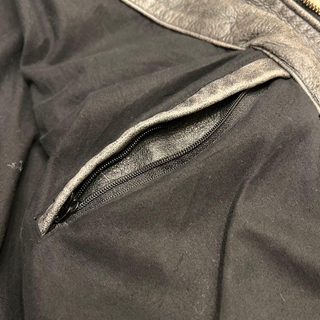 Eddie Bauer エディバウワー 白タグ レザージャケット　牛革　カウ