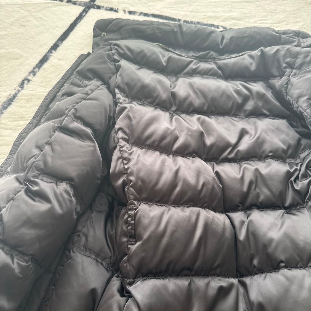 オイル。PRADA プラダ レディース ブラック ロングダウンジャケット