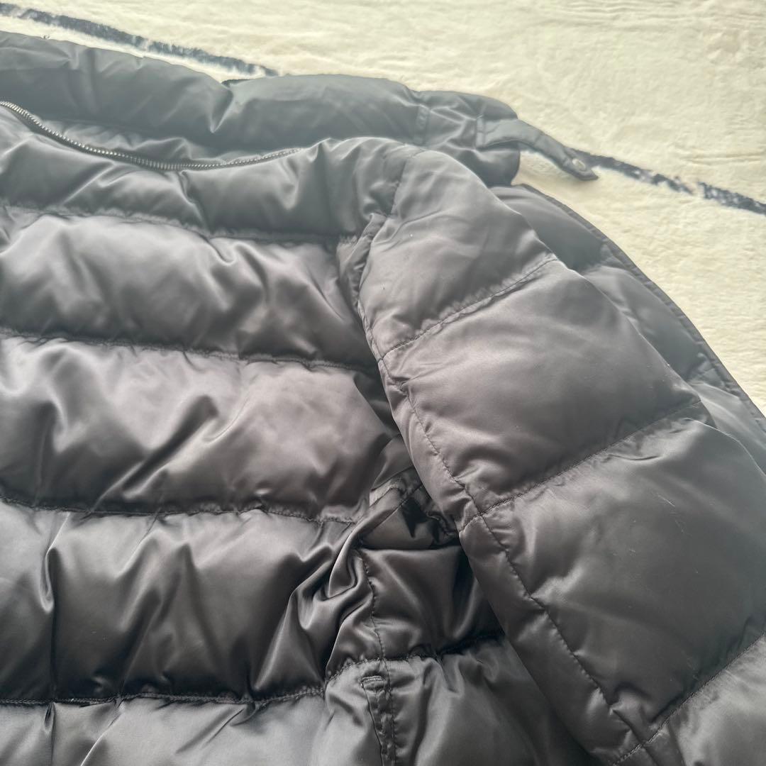 オイル。PRADA プラダ レディース ブラック ロングダウンジャケット