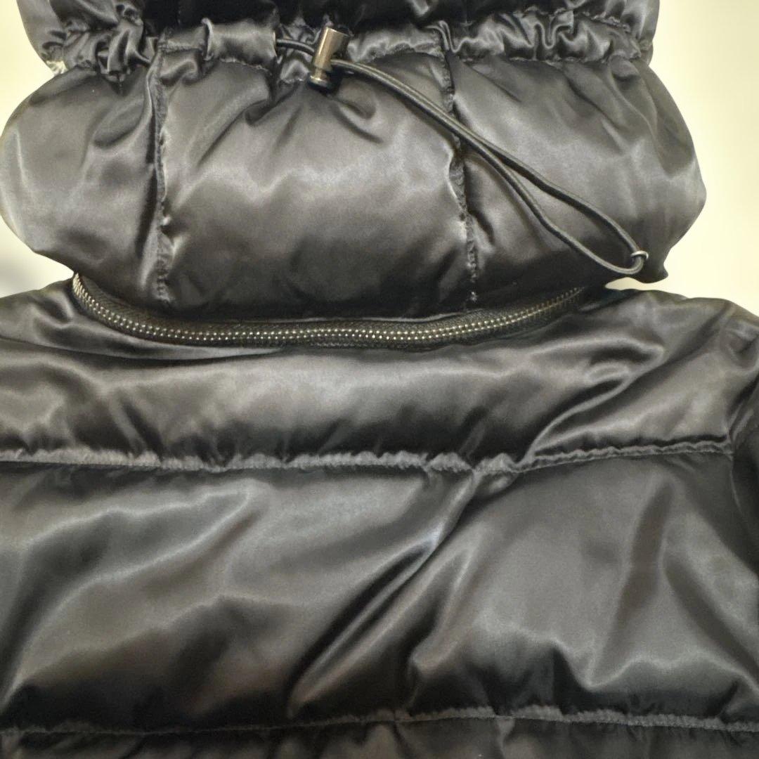 オイル。PRADA プラダ レディース ブラック ロングダウンジャケット