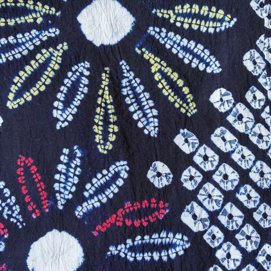 45浴衣【有松鳴海絞り・注染・男物】10枚おまとめ売り材料綿