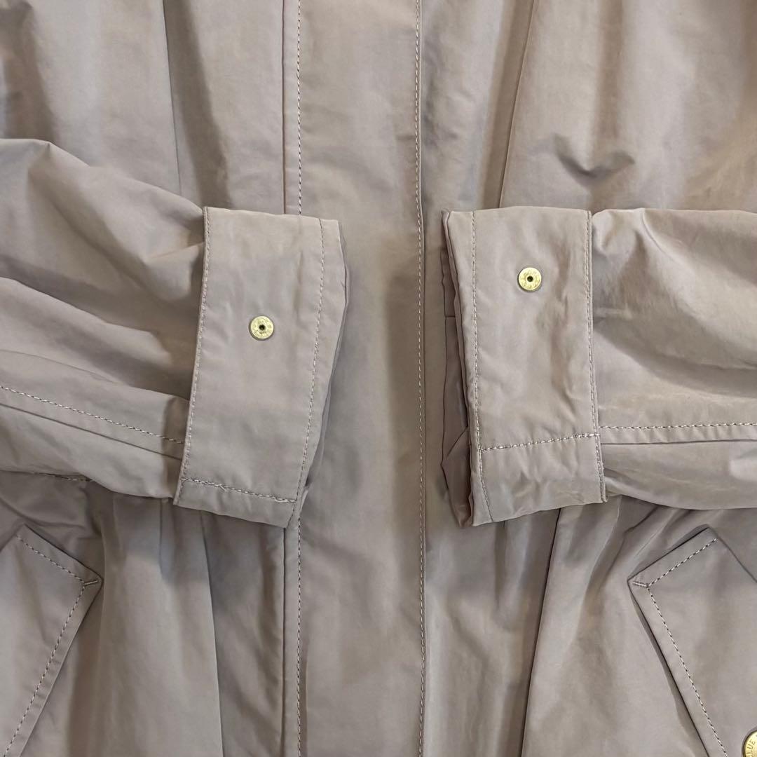 ブルーレーベルクレストブリッジ モッズコート ノバチェック ライトベージュ M