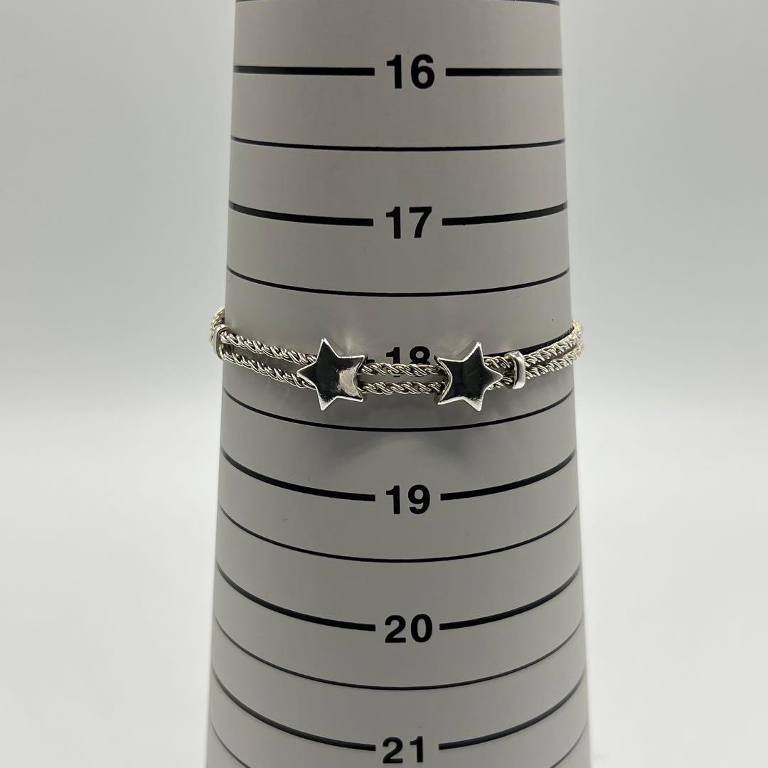 ティファニー TIFFANY ダブルロープ ダブルスター ブレスレット SV