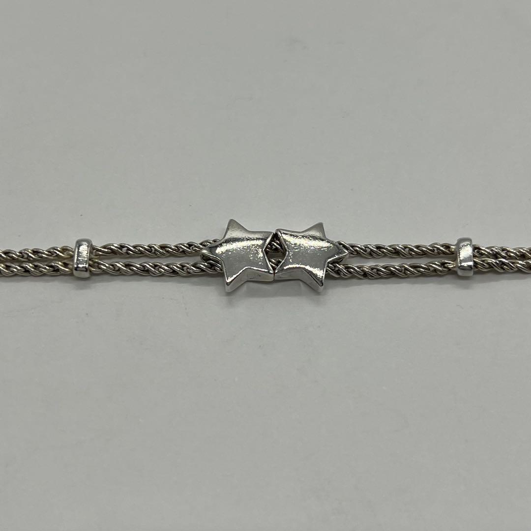 ティファニー TIFFANY ダブルロープ ダブルスター ブレスレット SV
