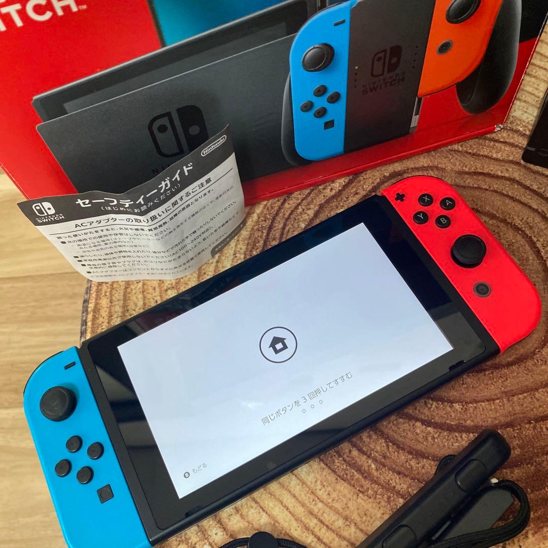 Nintendo Switch ニンテンドースイッチ本体　ネオン⑥