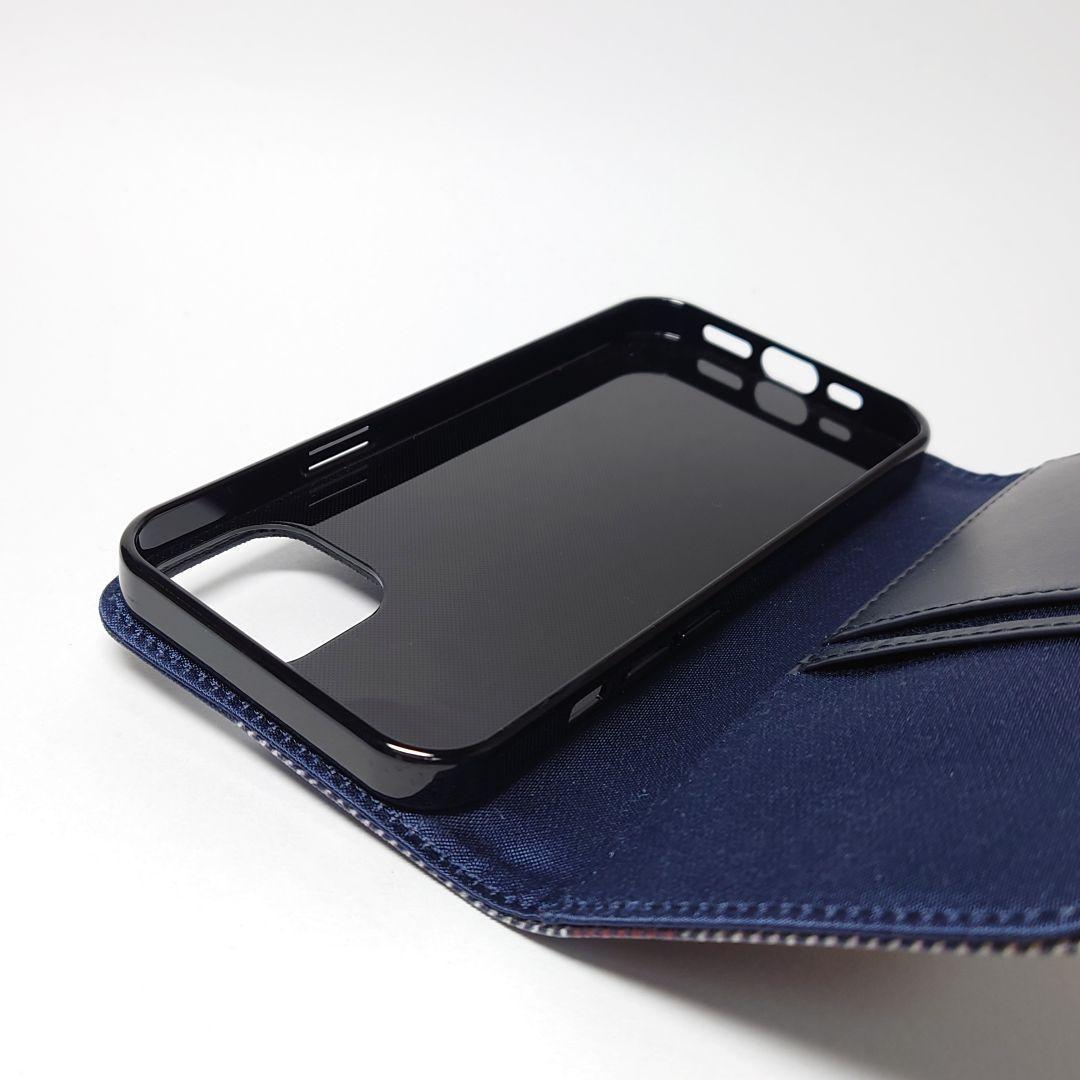 【新品タグ付き】ブルーレーベルクレストブリッジ 手帳型iPhoneケース 42