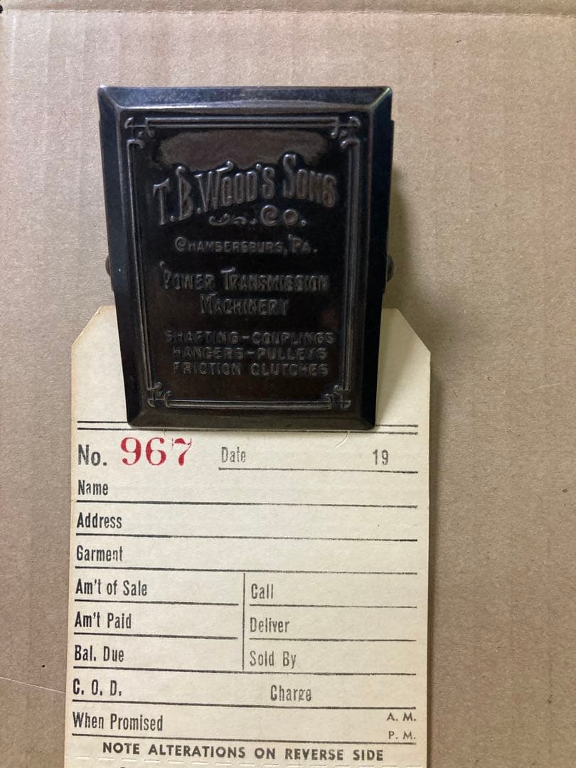 ビンテージ　アメリカ　ペーパークリップ　アンティーク