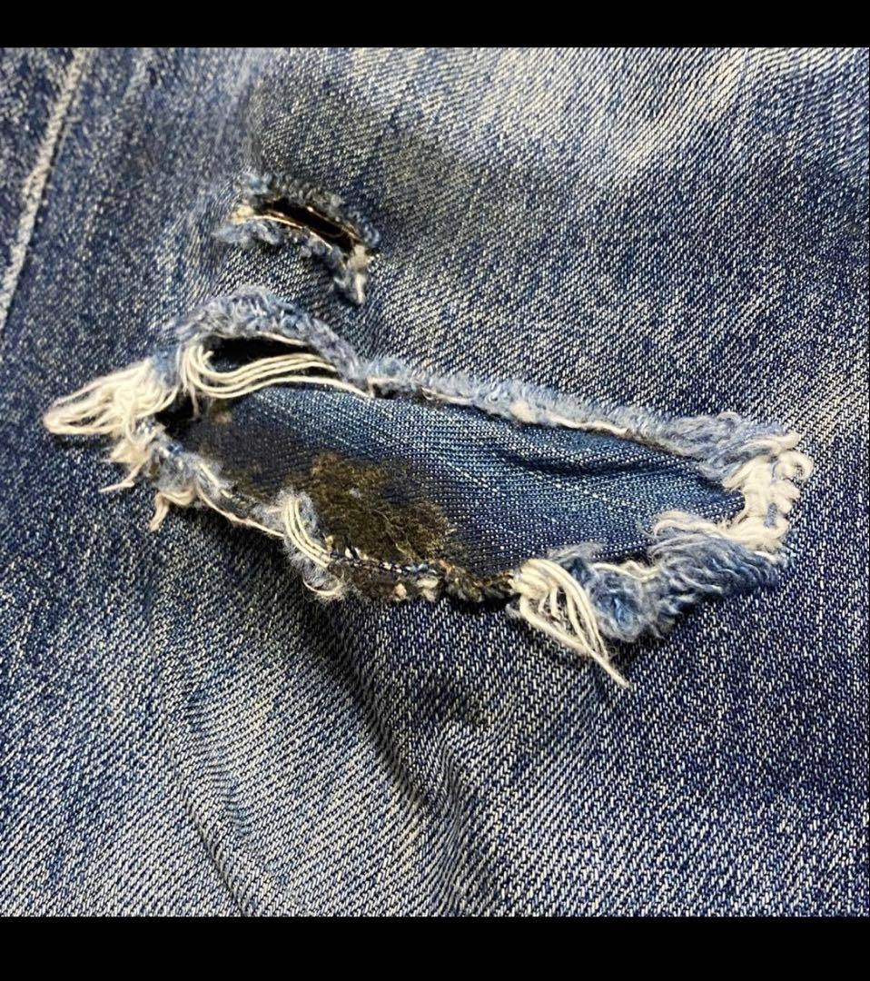 90s LEVI’S リーバイス 201XX デニムパンツ 鬼ヒゲ バレンシア製