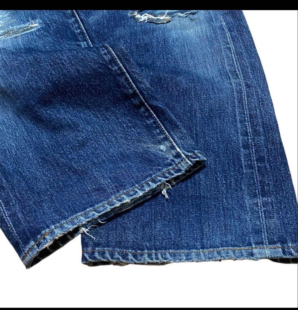 90s LEVI’S リーバイス 201XX デニムパンツ 鬼ヒゲ バレンシア製