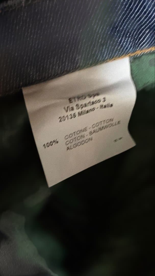 年中夢球様用 ETRO デニムパンツ 特別な色合い ⭐️限定割引中