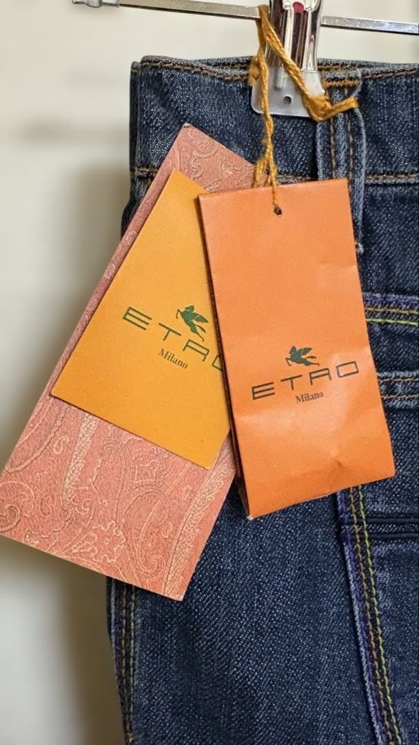 年中夢球様用 ETRO デニムパンツ 特別な色合い ⭐️限定割引中