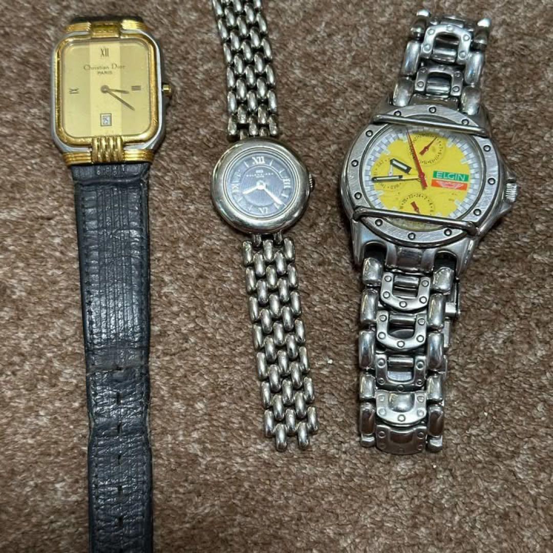 バレンシアガ　christian dior elgin 腕時計3点セット