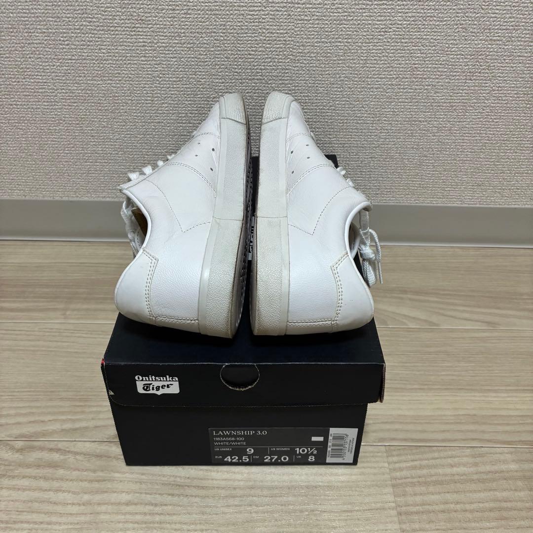 【着用2回のみ】オニツカタイガー　LAWNSHIP 3.0 27センチ