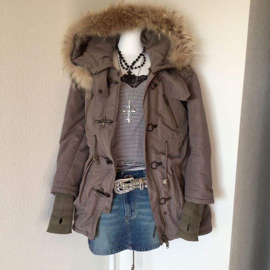 y2k 00s archiveグランジモッズコート　平成ギャルギミックgeek