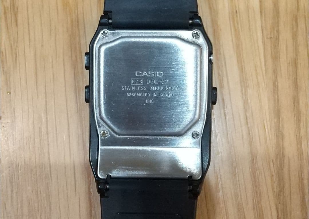 CASIO DBC-62 ブラック デジタル腕時計