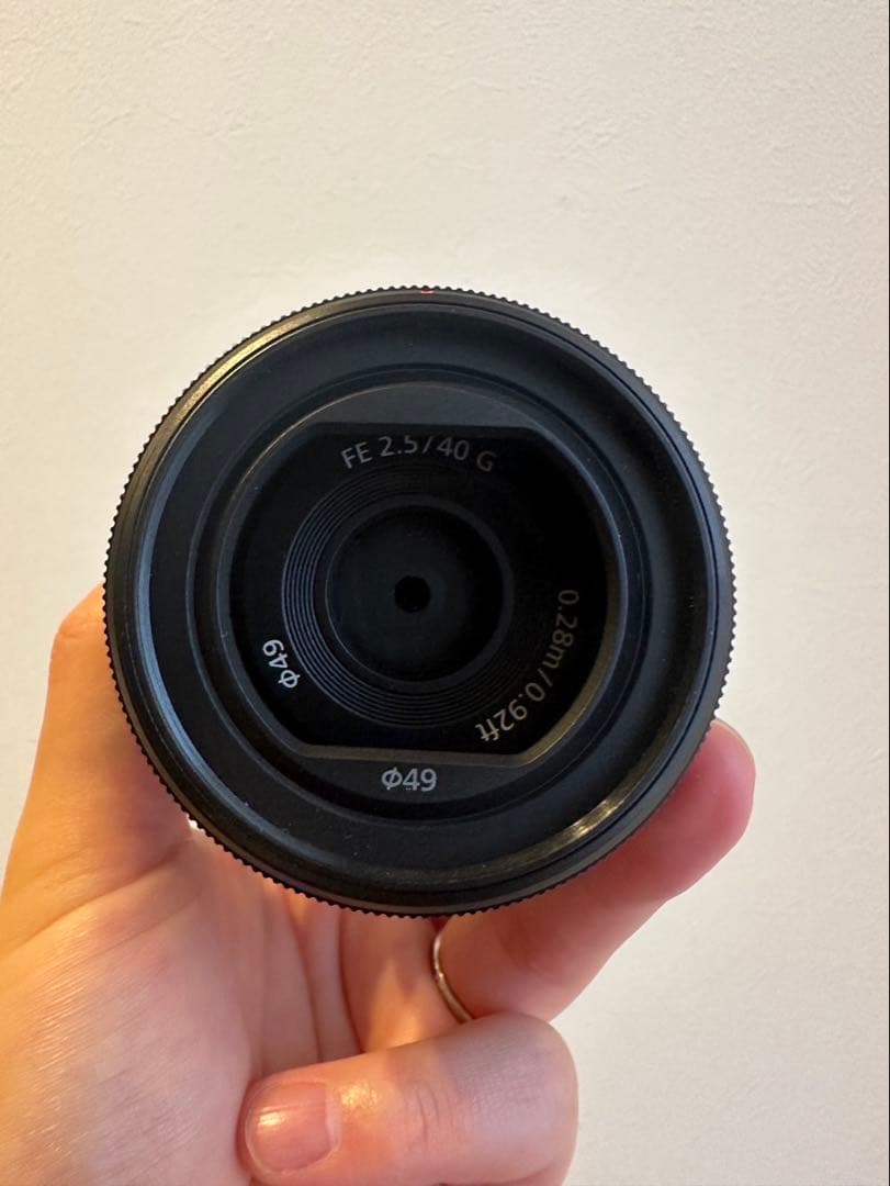 SEL40F25G SONY FE 40mm F2.5 Eマウント 単焦点レンズ