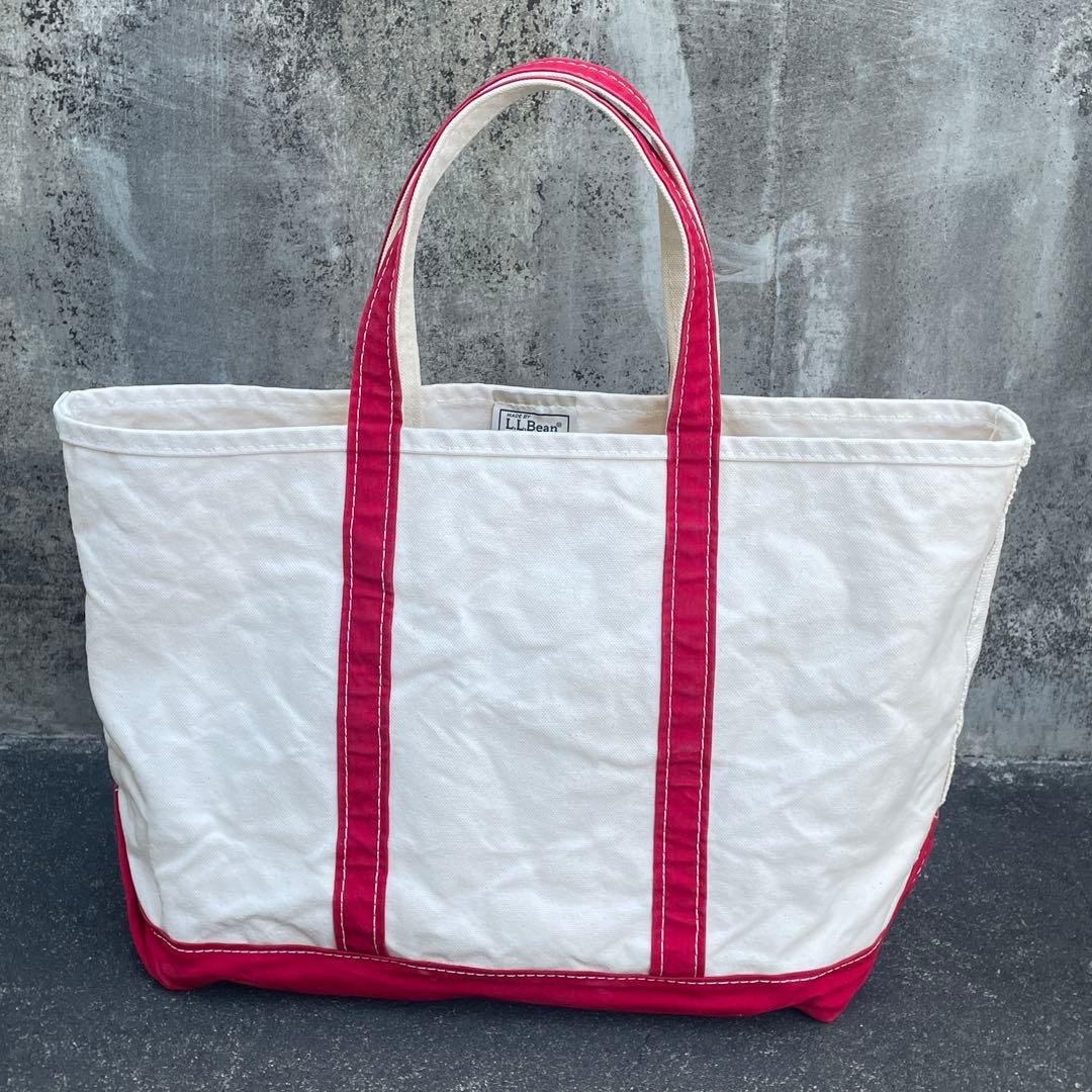 L.L.Bean トート オープン・トップ RED 雰囲気抜群 Lサイズ