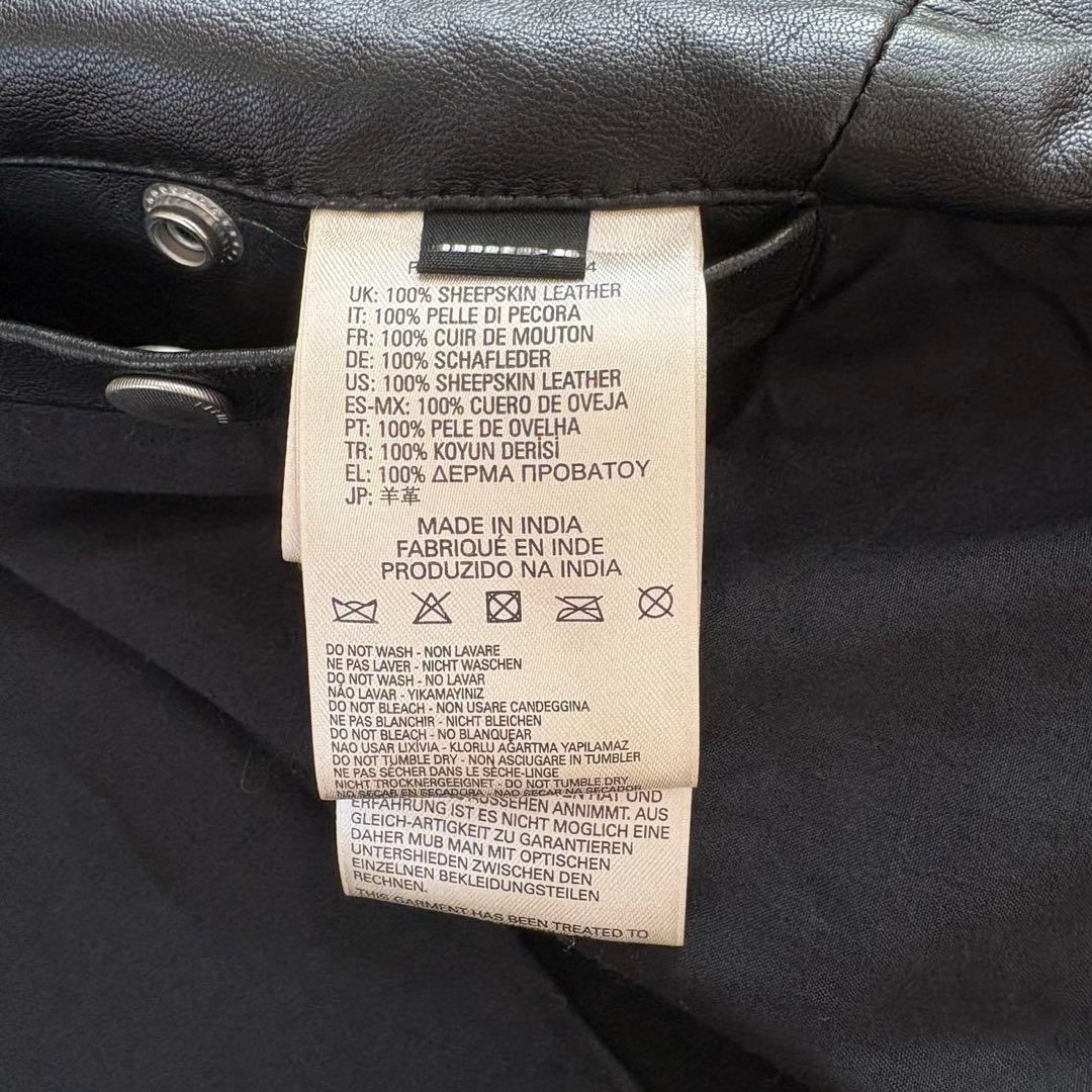 DIESEL ディーゼル　レザージャケット　ライダース　羊革100％