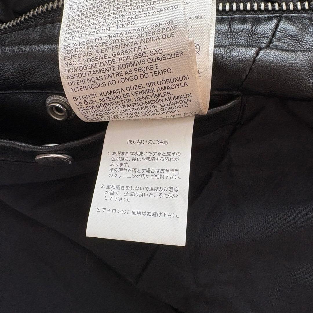 DIESEL ディーゼル　レザージャケット　ライダース　羊革100％